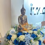 พิธีสรงน้ำพระในบริษัท อินนิเชียล ไทร์ แอนด์ แอ็คเซสซอรี่ จำกัด